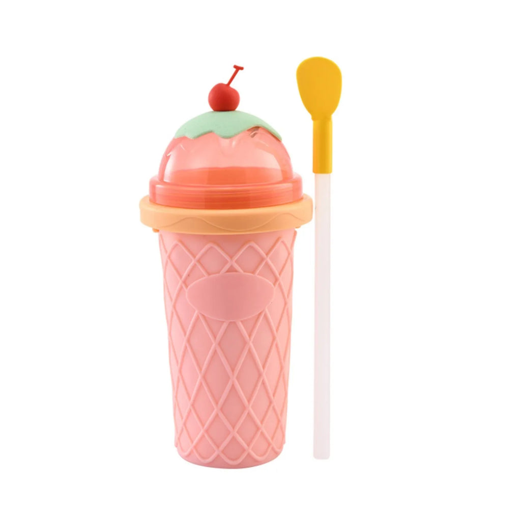 Slushie Cup, DIY Magic Slushy Maker Cups, Portable Slushy Cup for Juices, Milk and Ice Cream Make, Double Layers Smoothie Cups