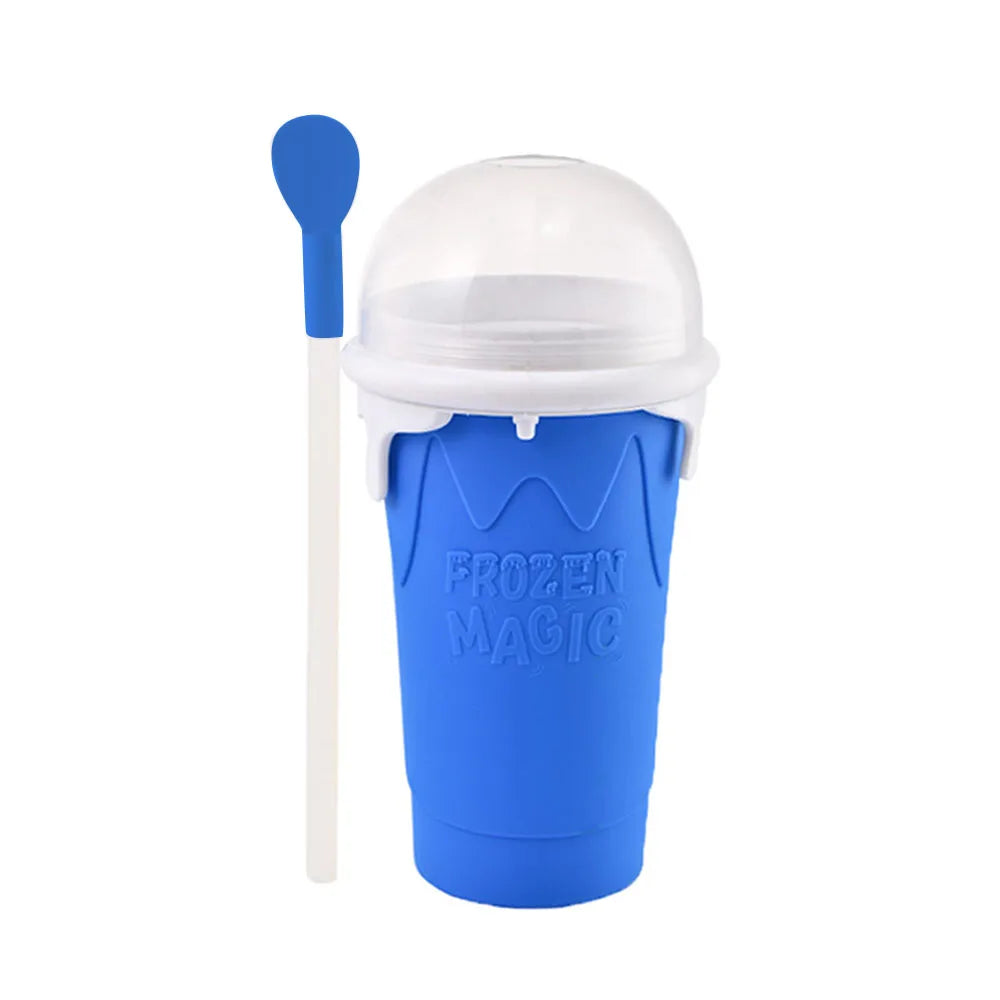 Slushie Cup, DIY Magic Slushy Maker Cups, Portable Slushy Cup for Juices, Milk and Ice Cream Make, Double Layers Smoothie Cups