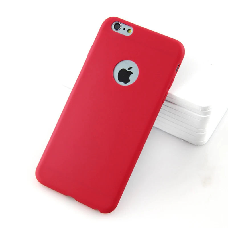 Silicon Case For iPhone 6 6s 7 8 Plus 7Plus 8Plus SE 2020 iphone 11 12 13 Pro X XS MAX XR mini Gel Cell Phone Cover Casing Coque